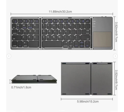 ZR443 B033 Katlanabilir Klavye