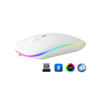 ZR215 Cba100 Rgb Beyaz Şarjlı Mouse