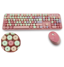 Mofii Pembe Sweet Dm Combo Klavye Mause Set