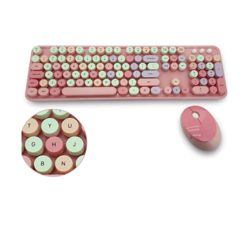 Mofii Pembe Sweet Dm Combo Klavye Mause Set