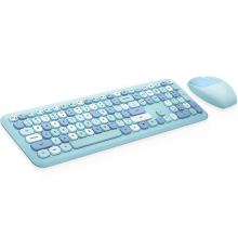 Mofii No666 Mavi Klavye Mouse Set