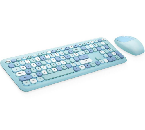 Mofii No666 Mavi Klavye Mouse Set