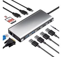 ZR610 Type-C 12 İn 1 Çift Hdmı