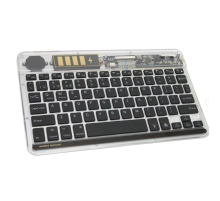 ZR612 Rgb Şeffaf Siyah Bluethooth Klavye