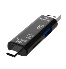 ZR824 Type-C 3 İn 1 Otg Smart Card Reader