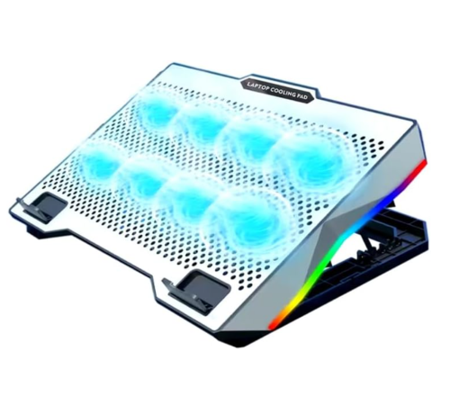 ZR S608 Rgb 8 Fan Metalik Laptop Suğutucu