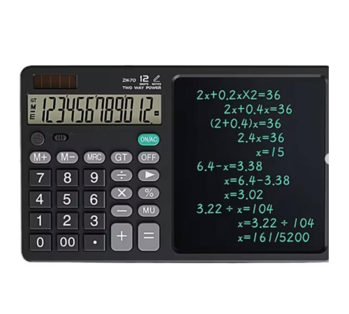 ZR900 Siyah Yazı Tahtalı Hesap Makinesi