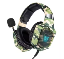 Yeşil K8 Kamuflaj Kulaklık