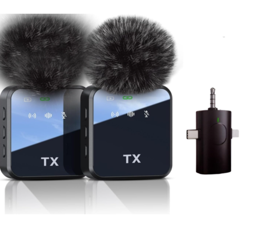 ZR983 F11-2 Kablosuz Çiftli Çok Girişli Mikrofon