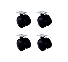 Büyük Plastik Tablalı Teker - 50MM HKS126 - 4 Adet