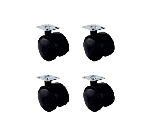 Büyük Plastik Tablalı Teker - 50MM HKS126 - 4 Adet