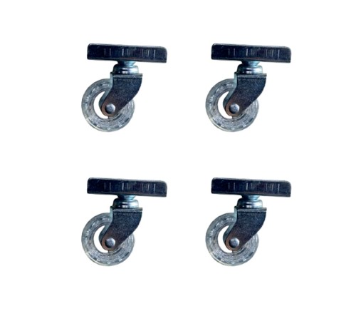 Furç Uzun-Sunta Bilyalı Teker - 20x50 - Şeffaf - 18MM HKS189 - 4 Adet