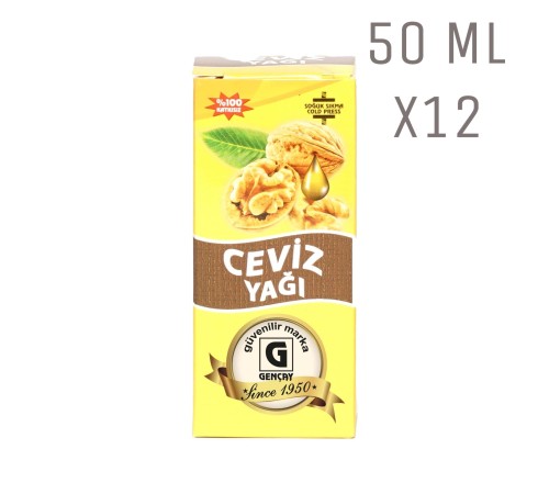 Ceviz Yağı 50ml X12Adet