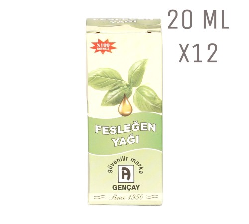Fesleğen Yağı 20 ml X12 Adet
