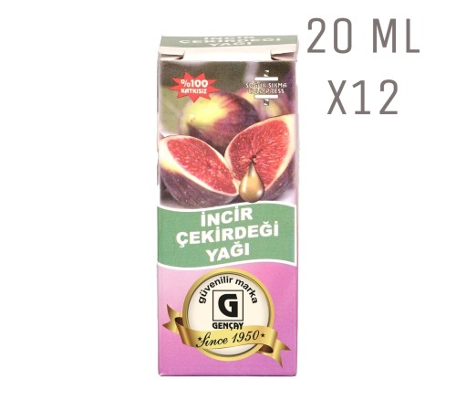 İncir Çekirdeği Yağı 20ml X12 Adet