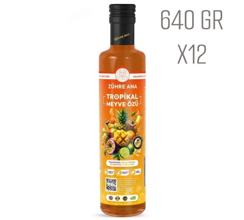 Tropikal Meyve Özü Net Miktar: 640gr 12 Adet