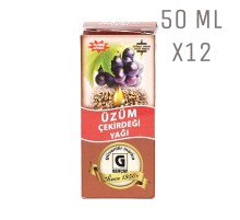 Üzüm Çekirdeği Yağı 50ml X12 Adet