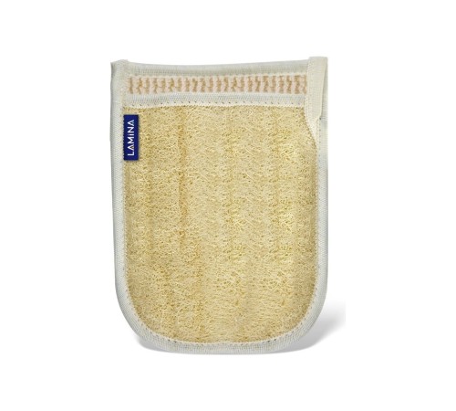 Tarafli Doğal Kabak Loofah Eldiveni 12 Adet