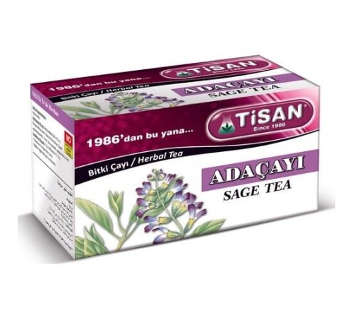 Adaçayı Bitki Çayı 20 Sallama Poşet 12 Adet