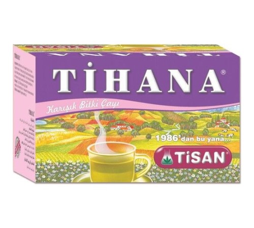 Tihana Karışık Bitki Çayı 20 Süzen Poşet 12 Adet