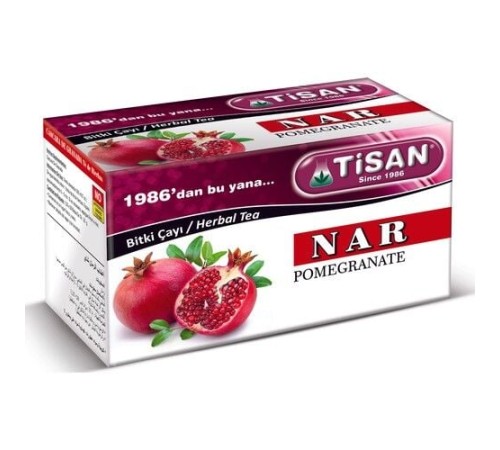 Nar Bitki Çayı 20 Sallama Poşet 12 Adet