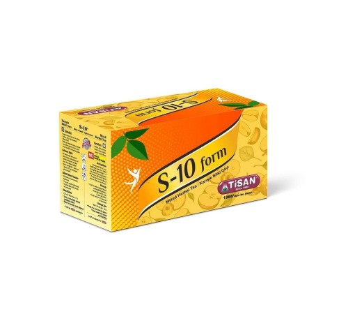 S-10 Elma Aromalı Form Çayı 12 Adet