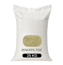 Öğütülmüş Zencefil - Zencefil Tozu 25 KG