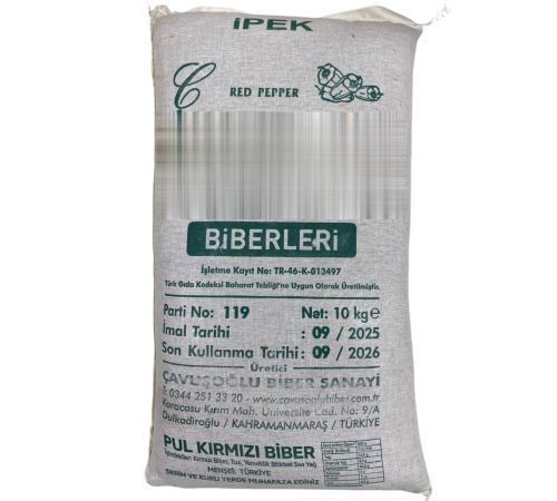 Çavuşoğlu İpek Biber 10 KG