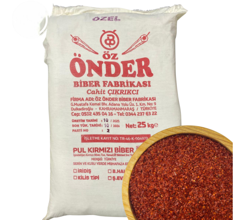 Önder Özel İpek Biber 25KG