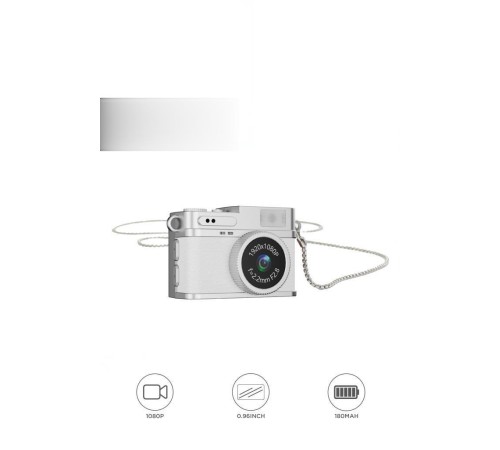 Dijital Fotoğraf Makineleri Video Kamera Mini Anahtarlık 1080P CMR35 Beyaz
