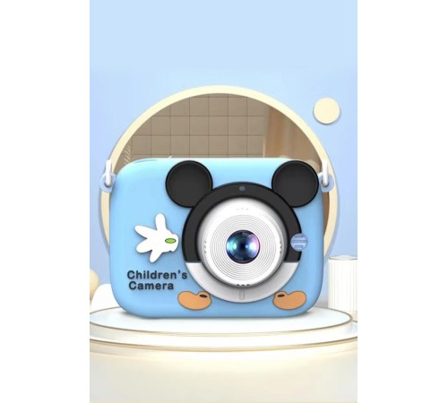 Dijital Fotoğraf Makineleri Oyunlu Çocuk Kamerası 1080P Hd CMR16 Mavi