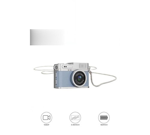 Dijital Fotoğraf Makineleri Video Kamera Mini Anahtarlık 1080P CMR35 Mavi