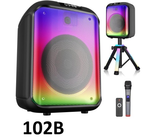 40 Watt 12 INCH Kablosuz Mikrofonlu Kumandalı FM/BT/USB ve TF Kart TRIPOD lu Anfili Hoparlör NDR-102B 40 Watt 12 INCH Kablosuz Mikrofonlu Kumandalı FM/BT/USB ve TF Kart TRIPOD lu Anfili Hoparlör NDR-102B