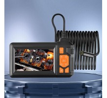 20 Mt Ekranlı 2 Kameralı Endoskop Yılan Kamera Sert Kablo Işıklı 8 MM