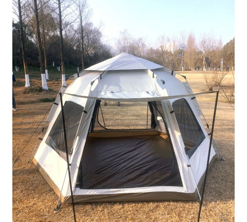 Tam Otomatik Altıgen 8 - 10 Kişilik 280 x 280 x 160 Cm 210D OxFord Kumaş Çadır