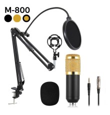 Dj M-800 Mikrofon - Stand - ön Panel
