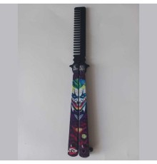 Metal 21 Cm Kelebek Tarak Joker Tasarımlı