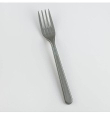 Gri Renk Lüks Plastik Çatal 25 Adet