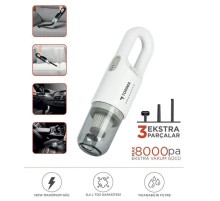 Şarjlı Araç EL Süpürgesi El Beyaz A031B