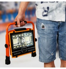 P70 LED Solar Panel Şarjlı Taşınabilir Projektör 176 SMD + Yan LED WT-734