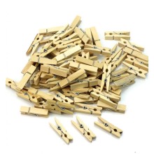 100 lü Ahşap Mandal 2.5 Cm 10 Paket - 1000 Adet