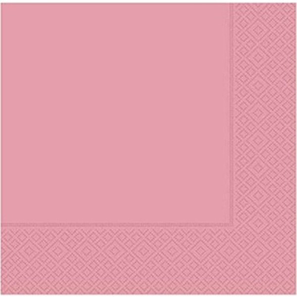 Pembe Renk Çift Katlı Kağıt Peçete 20 Adet