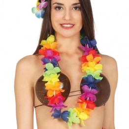Rengarenk Hawaii Boyun Çelengi Partisi Kolyesi 1 Adet