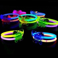 Kelebekli Glow Stick Bileklik 12 Adet