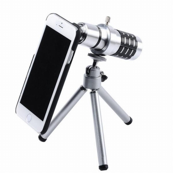5 5S - 4 4S Için Alüminyum 14X Optik Zoom Yakından Görüntü Çekme Dürbün