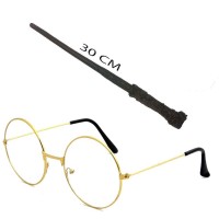 Harry Potter Asası 30 cm ve Harry Potter Gözlüğü Seti