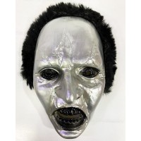Siyah Saçlı Plastik Michael Myers Maskesi 26x17 cm