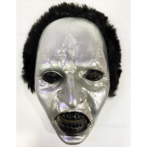 Siyah Saçlı Plastik Michael Myers Maskesi 26x17 cm