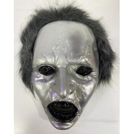 Gri Saçlı Plastik Michael Myers Maskesi 26x17 cm