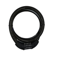 YM-747 120cm 20mm 5 Şifreli Siyah Motorsiklet Kilidi